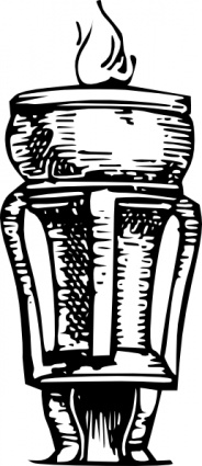 Låga Torch ClipArt