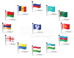 World Flags: Commonwealth of Independent States (CIS)