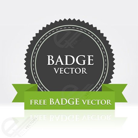 Free vector badge illustration