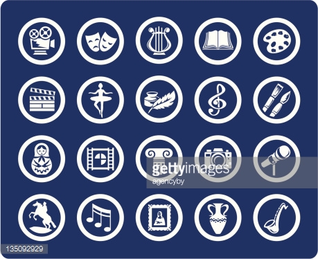 Culture and Art vector icons